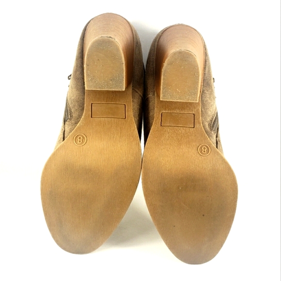 Shoe Dazzle Shanna Brown Faux Leather, Western Inspired Bootie. Women's Size 8M - Picture 10 of 12